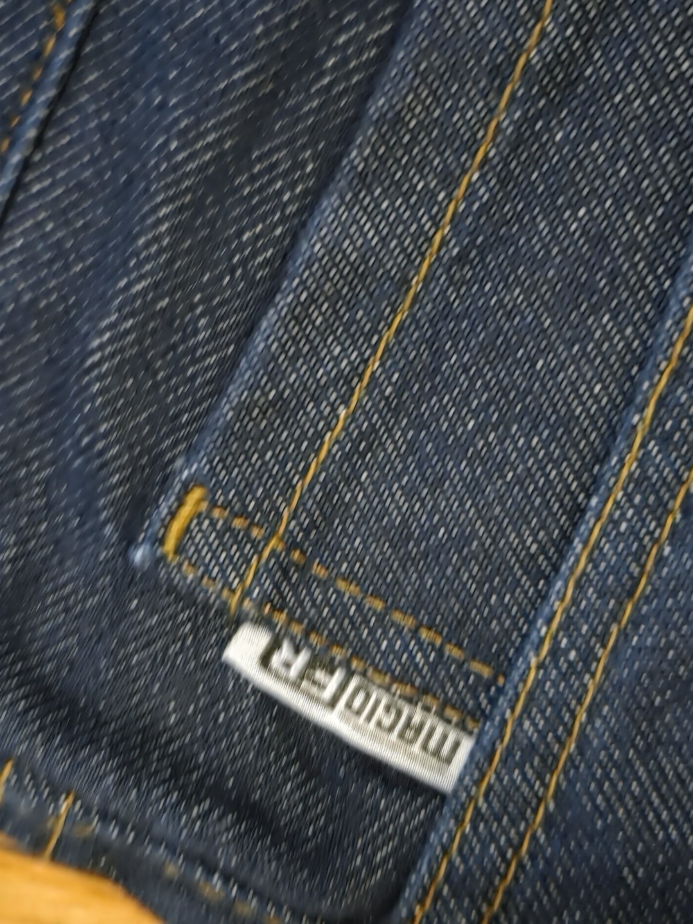 NWOT Magid Mens Work Jeans Navy Straight-Leg Lightweight 48×36 - Picture 4 of 9